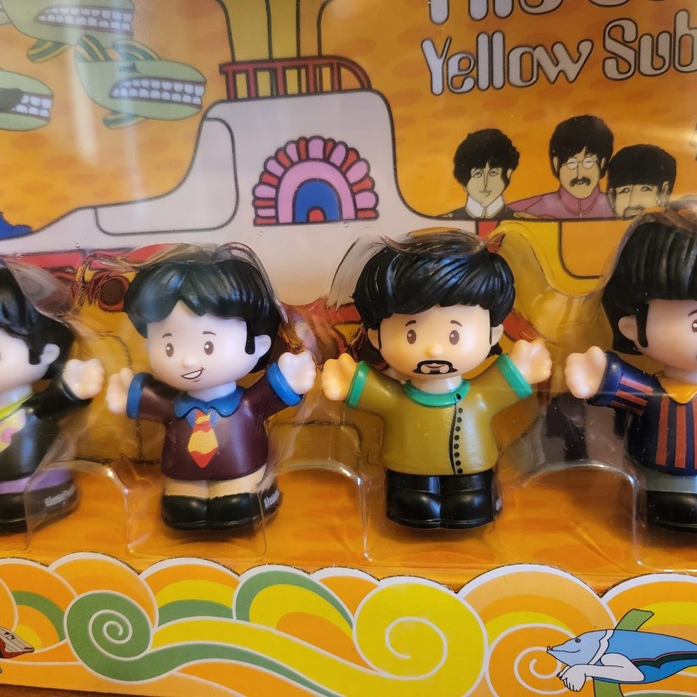 Fisher Price-Little People Collector-The Beatles Yellow Submarine Figure 4-Pack